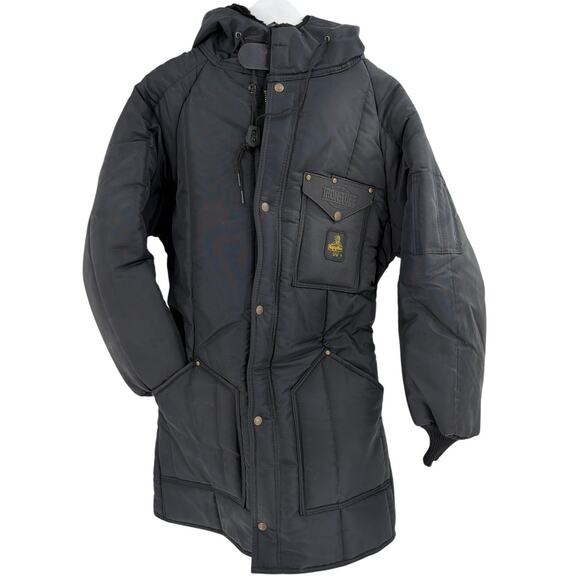 RefrigiWear Men's Navy Iron-Tuff Ice Parka Jacket Size M Regular - Picture 3 of 12